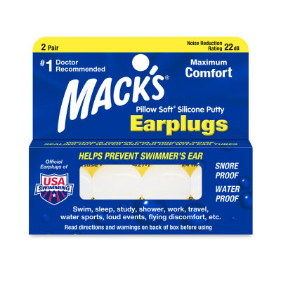 Macks Silicone Earplugs 2pr