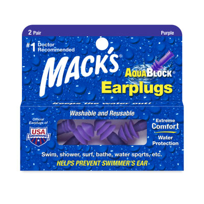 Macks Aquablock Ear Plugs 2pr