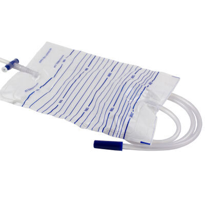 Bag Drain Urine 2L NRV T Tap 100cm Tube
