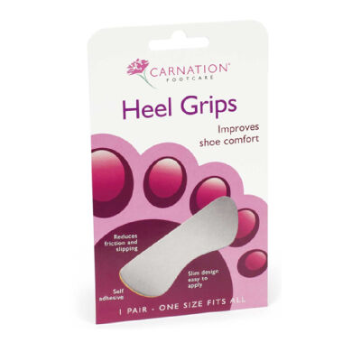 Carnation Heel Grips 1pr