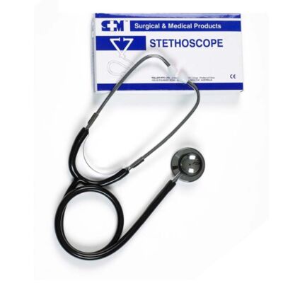 Stethoscope Nurses Black Dual Head