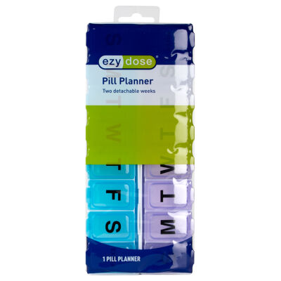 Ezy Dose Duets Snap-Apart 14-Day +2 Pill Reminder